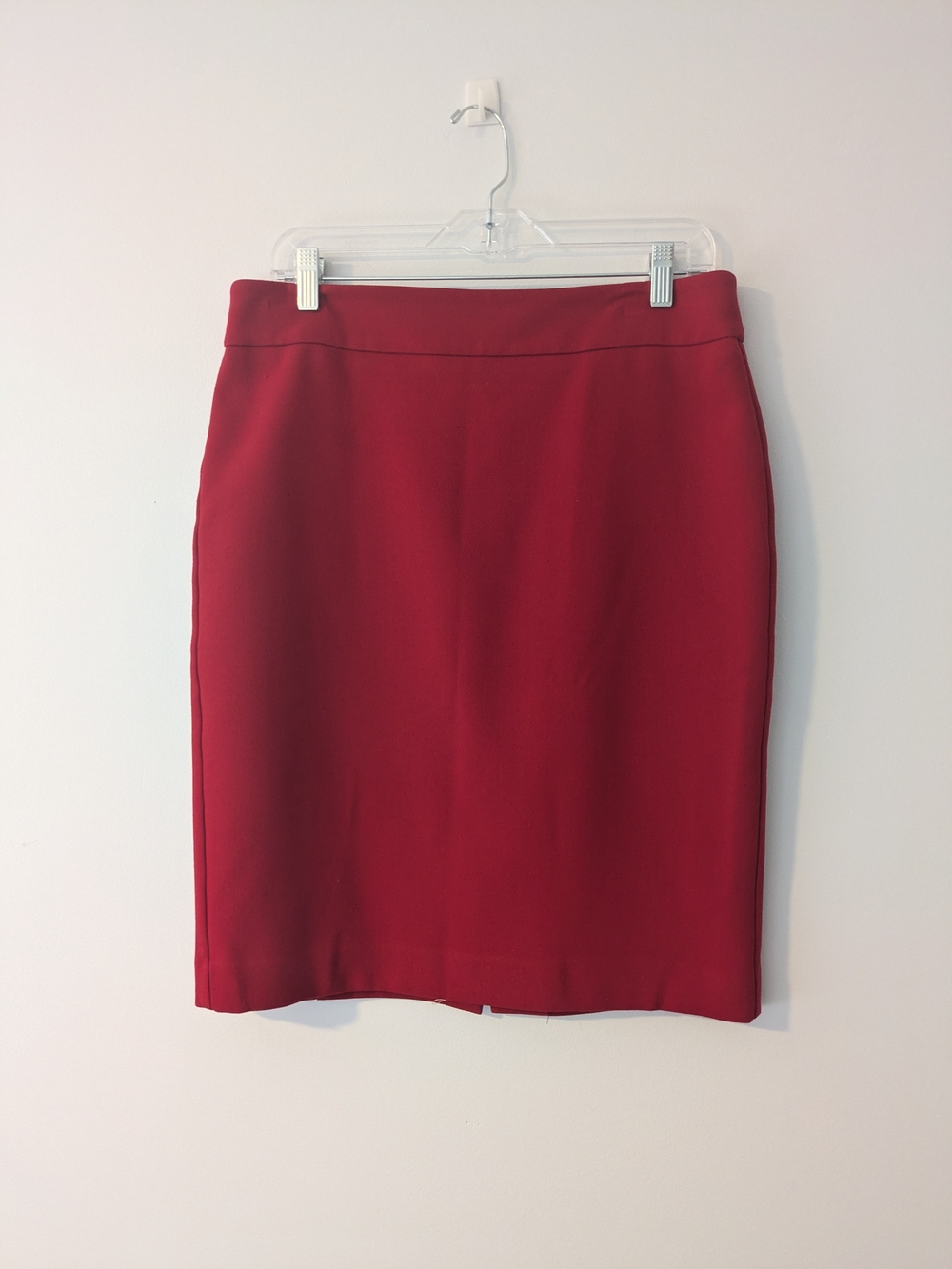 Ann Taylor Red Pencil Skirt
